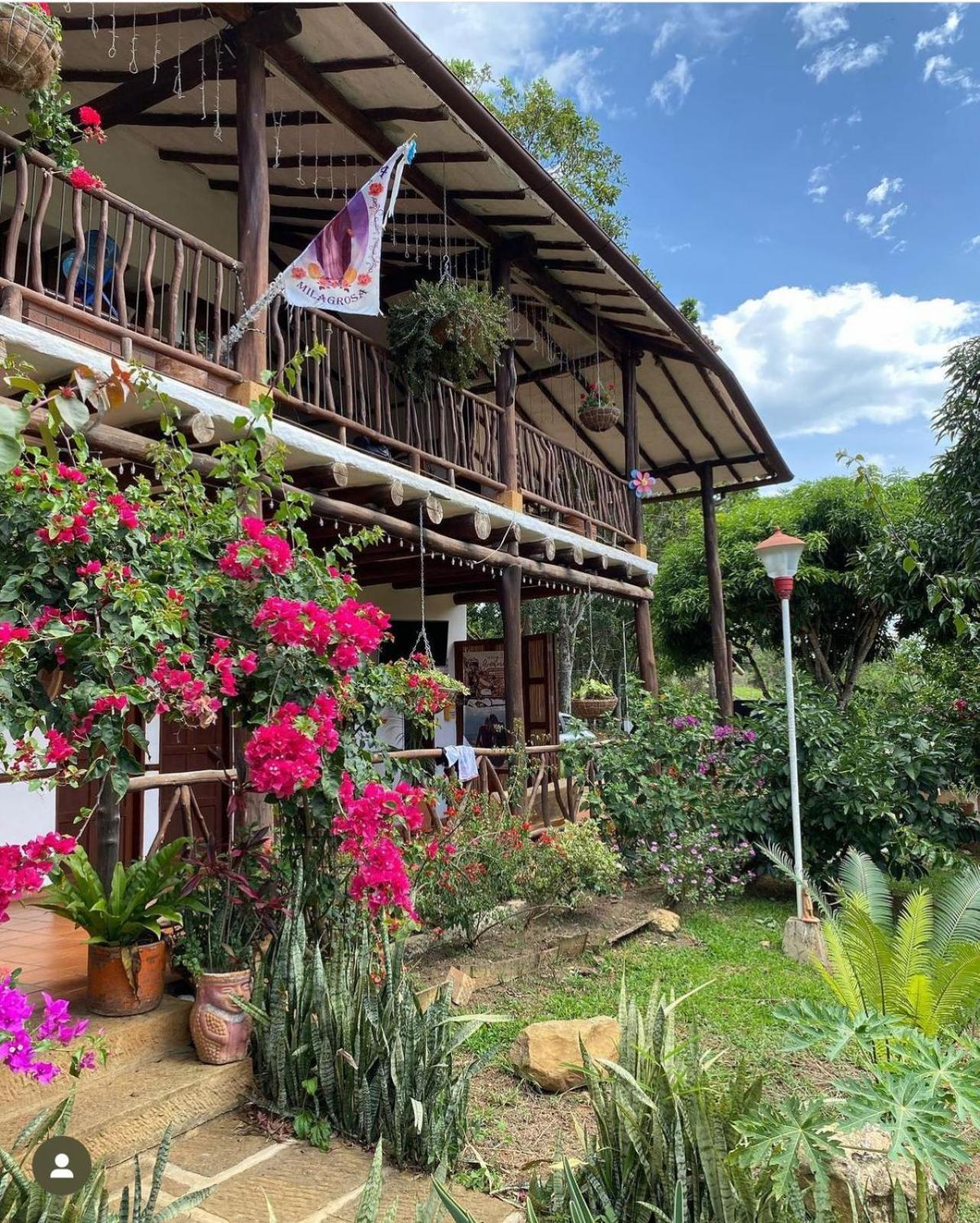 Hostal Villa San Rafael Barichara Zewnętrze zdjęcie