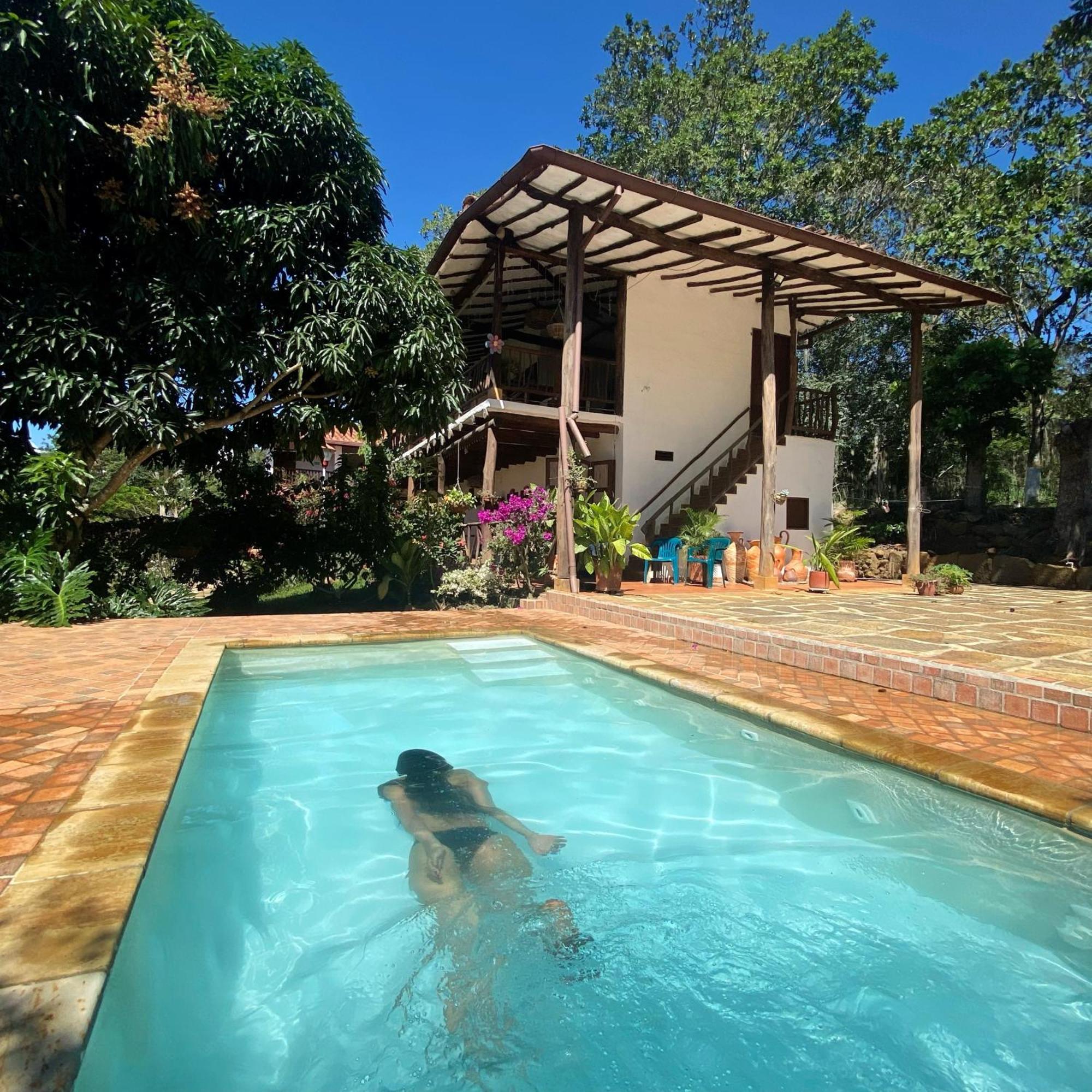 Hostal Villa San Rafael Barichara Zewnętrze zdjęcie