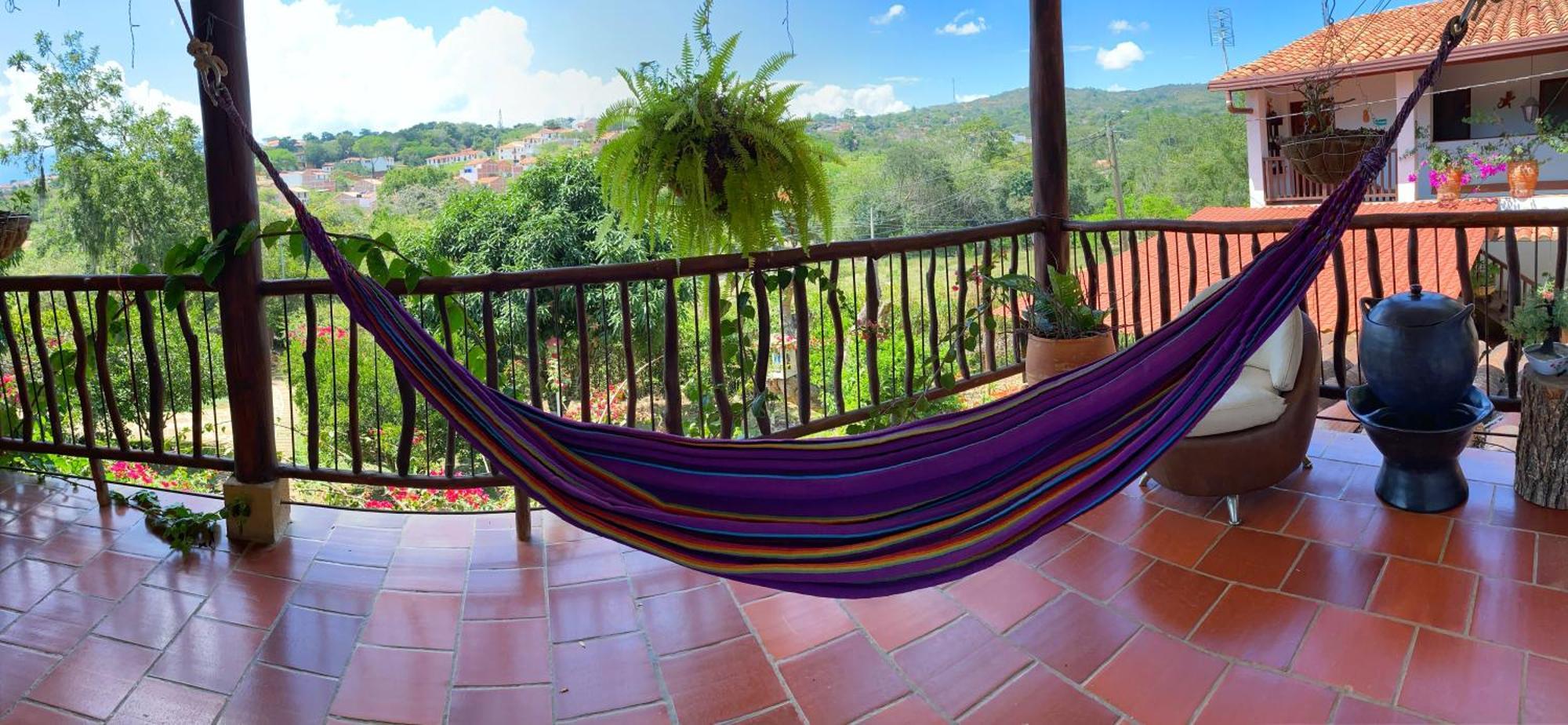 Hostal Villa San Rafael Barichara Zewnętrze zdjęcie